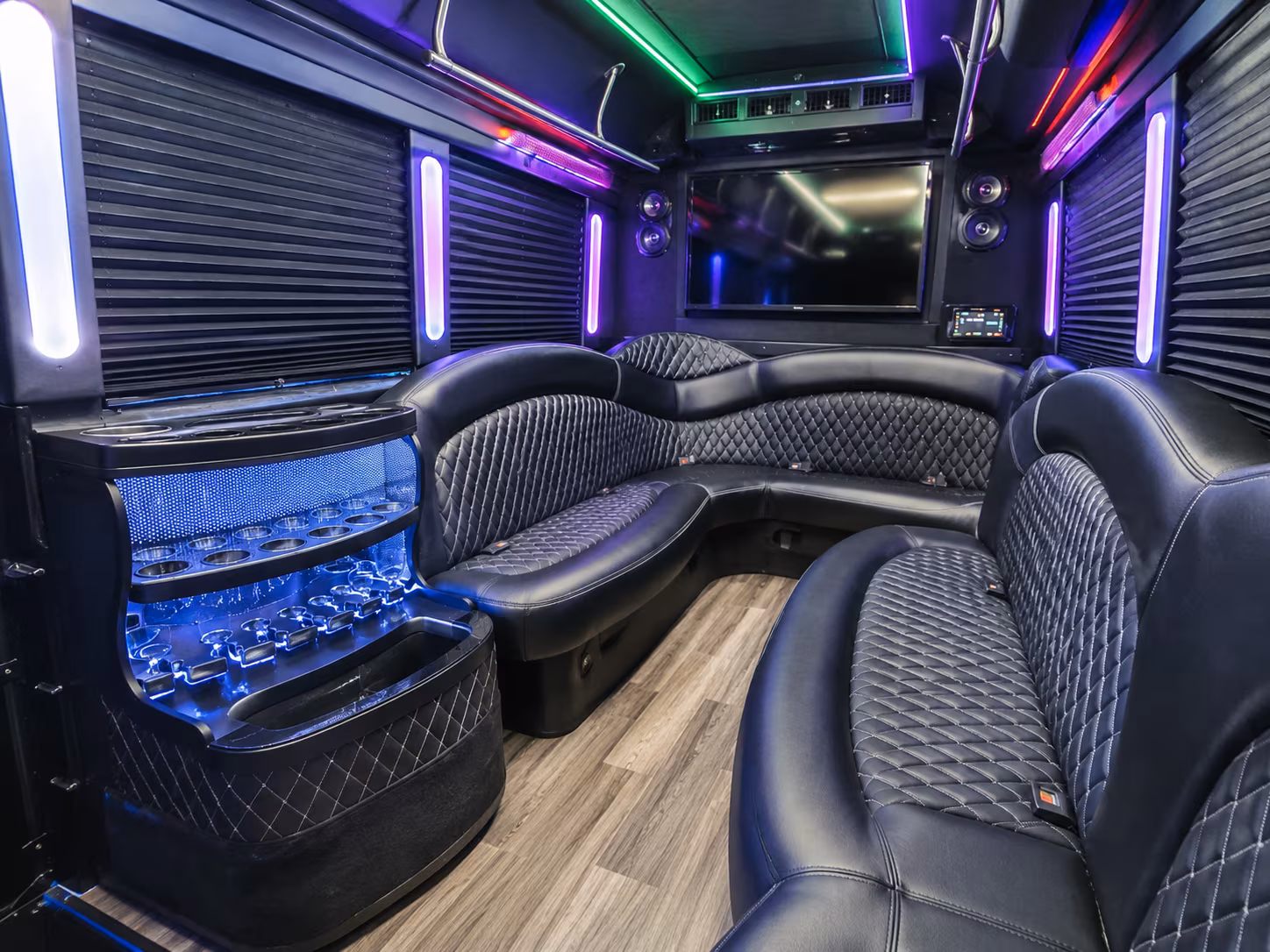 party buses for queen creek high school and casteel high school prom nights