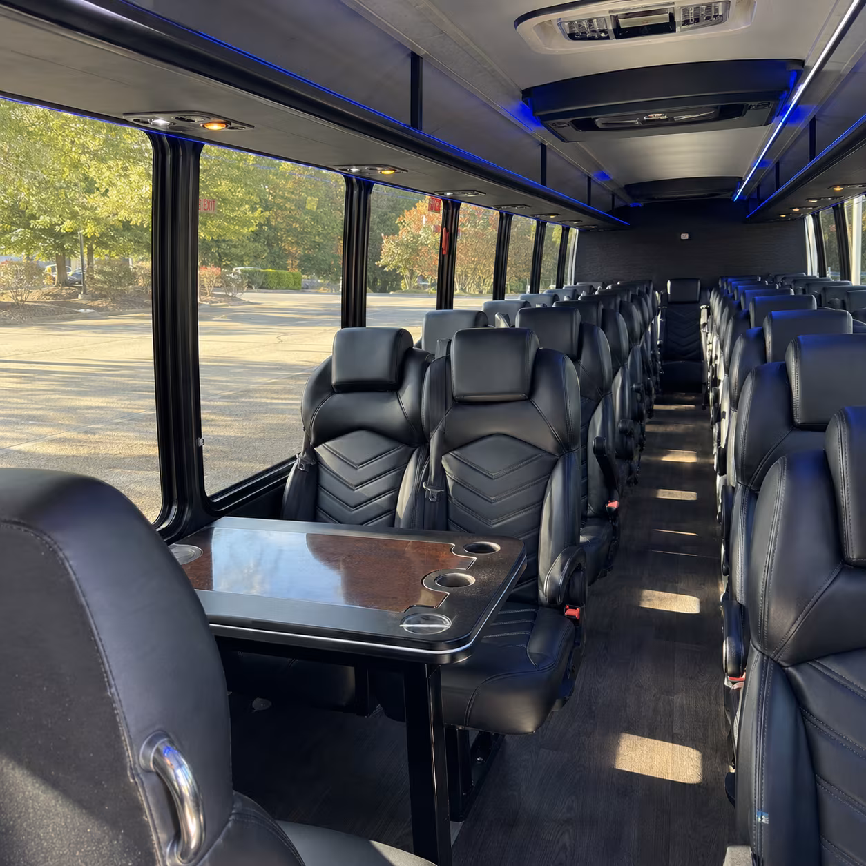 queen creek private event transportation onboard seating
